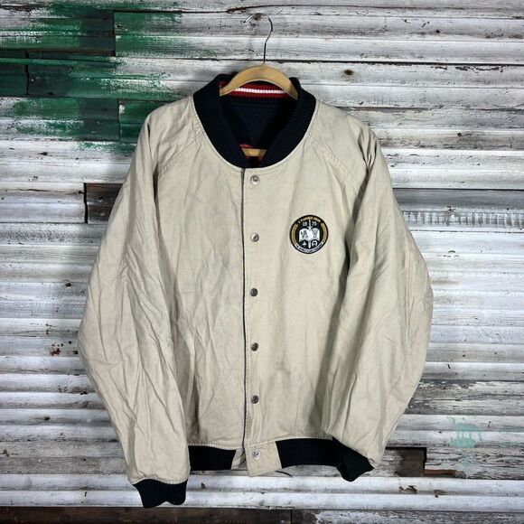 Vintage Avirex Wool Reversible Bomber Jacket - Picture 4 of 16